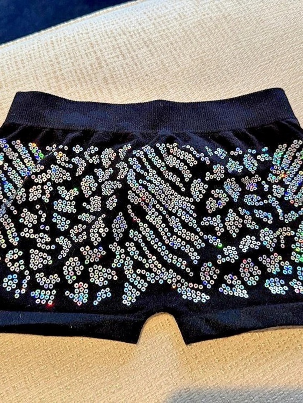 KURVE Sequin shorts - one size for cheer, dance, gymnastics